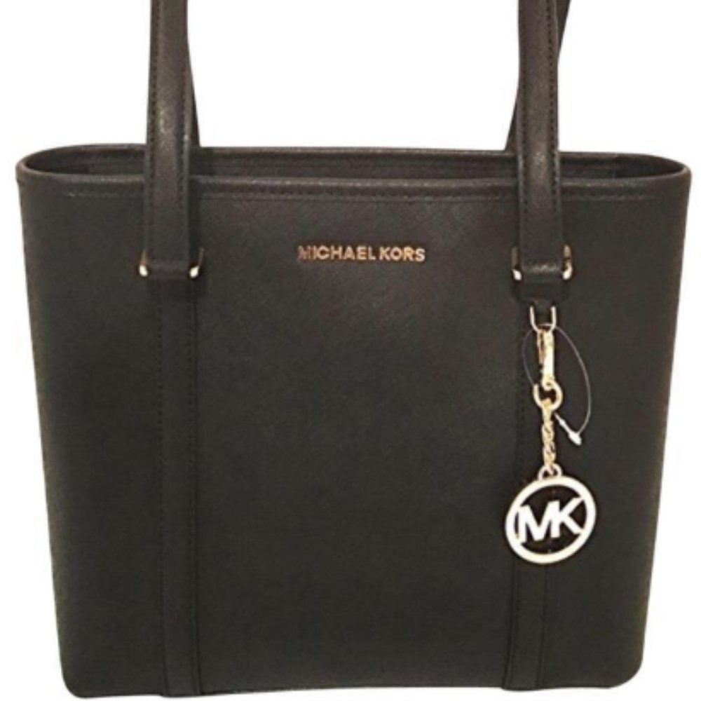 *Sold*Michael Kors Medium Sady Black Saffiano Tote